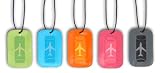 Lug AIRPLANE-ALPHA Luggage Tag Available in many colors ~ don't lose your luggage anymore!