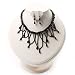 Black Gothic Fashion Necklace And Earring Set