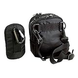 Kodak Easyshare M883 Digital Camera Durable Cross Body Messenger Bag with Multi Pockets - Black