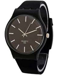 2013newestseller Unisex Black Ultra-thin Silicone Wrist Quartz Watches