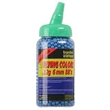 Flying Colors 2000ct Premium w/Round Feeder Bottle Airsoft BBs - .12g - Blue