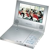 KEIAN KPD-07-S 7型ポータブルDVDプレーヤー シルバー