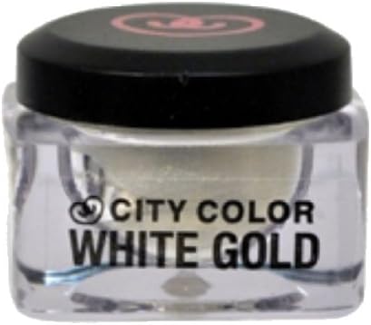 (3 Pack) CITY COLOR White Gold Shadow and Highlight Mousse - White Gold