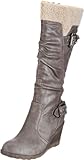 Marco Tozzi 2-2-25525-27, Damen Stiefel, Grau (PEPPER A.COMB 333), EU 38