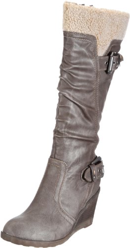 Marco Tozzi 2-2-25525-27, Damen Stiefel, Grau (PEPPER A.COMB 333), EU 38