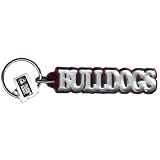 Mississippi State Bulldogs Mini Maroon W/White BULLDOGS Key Chain