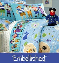 Pirates Full Size Bedding Set by Olive Kids (Embellished)