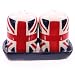 Salt and Pepper - England! Union Jack Salt and Pepper Set - Retro Fun Kitchen Accessories