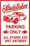 STUDEBAKER PARKING ONLY classic street sign
