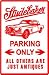 STUDEBAKER PARKING ONLY classic street sign