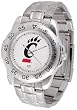 Cincinnati Bearcats Suntime Mens Sports Watch w/ Steel Band - NCAA College Athletics