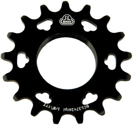 SE Racing Bikes 17T Fixed Gear Track Bubble Cog Black