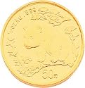22K Yellow Gold 1/2oz Chinese Panda Coin Jewelry New