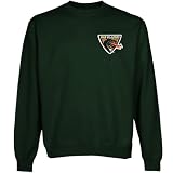 NCAA UAB Blazers Forest Green Logo Applique Crew Neck Fleece Sweatshirt