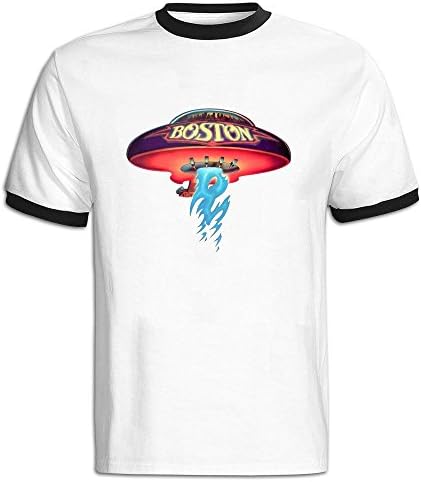 Men's Boston Rock BandBaseball Tees Black