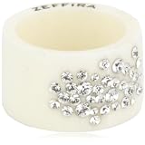 ZEFFIRA Spray White Natural Horn Ring Cloud De