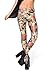 Zanuce Women's Printed Stylish Leggings Ultra Soft Printed Pattern Tight Leggings
