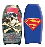 Sporting Goods : 33' Pirate & SuperMan Body Board Collection - 2 units incl.
