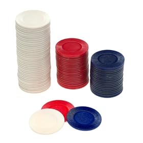 1 1/2" Poker Chips (100 count)
