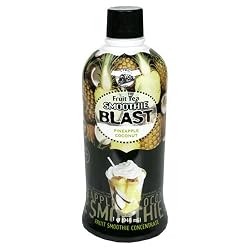 Big Train Fruit Tea Smoothie Blast Fruit Smoothie Concentrate, Pineapple Coconut, 32-Ounce Bottles (Pack of 2)