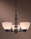 Minka Lavery Lights 1863-66 Mini 3LT Chandelier - Black Iconic Contemporary Indoor Lighting