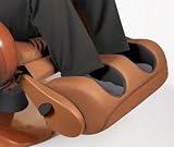 Black Leather Wood Armrests Robotic Human Touch Technology Massage Chair Recliner - HTT-10i / HT-130