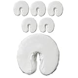 Massage Table Face Cradle Cotton Cover Sheets - Set of 6