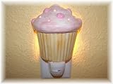 Ceramic Cupcake Night Light by Cindy Houot