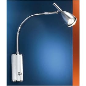 Eglo 88361A Halva-1, Chrome, 1-Light Track Light Fixture by Eglo