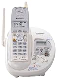 Panasonic GigaRange KX-TG2431W 2.4 GHz DSS Cordless Phone with Caller ID and Answering System (White)