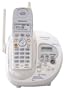Panasonic GigaRange KX-TG2431W 2.4 GHz DSS Cordless Phone with Caller ID and Answering System (White)