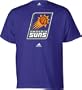 Phoenix Suns adidas Purple Primary Logo T-Shirt