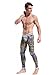 ZIHAN Men's Printing Slim Fit Leggings Tight Pants