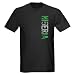 Nigeria Stamp Country Dark T-Shirt by CafePress