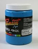 Review Colormaker  / Permaset Aqua Supercover Fabric & Screen Ink Glow Blue 300ml