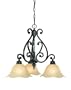 Thomas Lighting M232326 3 Light Napa Chandelier, Natural Slate