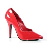 5 Inch Heel Classic Pump (Red;6)