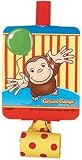 Curious George Blow Out Horn Party Favors (8 count)