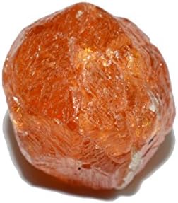 Spessartine Garnet rough &amp; transparent gemstone 8.08 carat