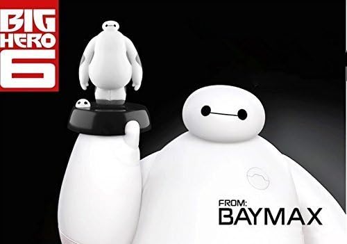 Big Hero 6 Baymax Figures Solar Powered Dancing Movable Toy - Baymax