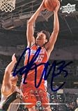 Adam Morrison Autographed/Hand Signed Basketball Card (Charlotte Bobcats) 2008 Upper Deck #14