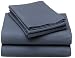 Pinzon 190-Gram Velvet Flannel Queen Sheet Set, Nightshadow Blue