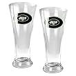 New York Jets 2pc 19oz Pilsner Glass Set NFL Football