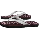 NCAA South Carolina Gamecocks Ladies Garnet-White Vintage Paisley Flip Flops (X-Small) at Amazon.com