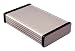 1455L Silver Aluminum Box, For 3U Sized PCBs, With 5 Card Guide Slots, Box = 6.3 x 4.6 x 1.2 in