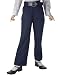 French Toast Bootleg Pants With Wide Belt