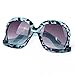 Xinhuaya Women Oversized Sunglasses Square Frame Bent Leg Shades Eyeglasses Goggles