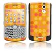 Dots Orange Design Protective Skin Decal Sticker for Blackberry Curve 8300/ 8310/ 8320 Cell Phones