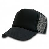 Decky Black Mesh Trucker Style Cap Hat Caps Hats Adjustable