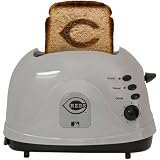 MLB Cincinnati Reds Silver Team Logo Pro Toaster